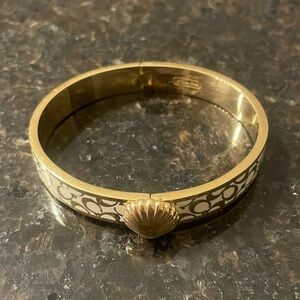 Coach Legacy Seashell Bangle Bracelet